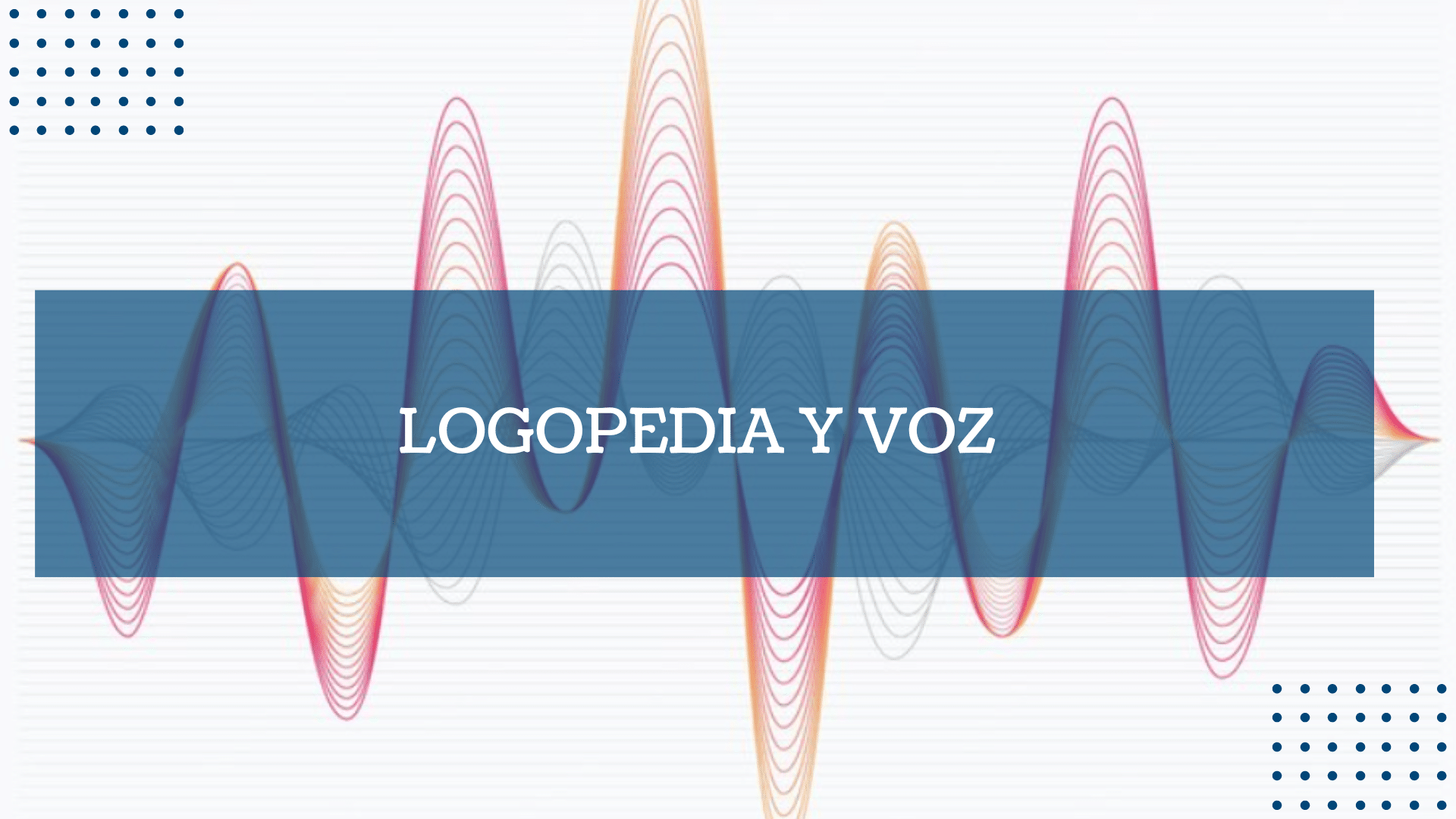 Logopedia y voz